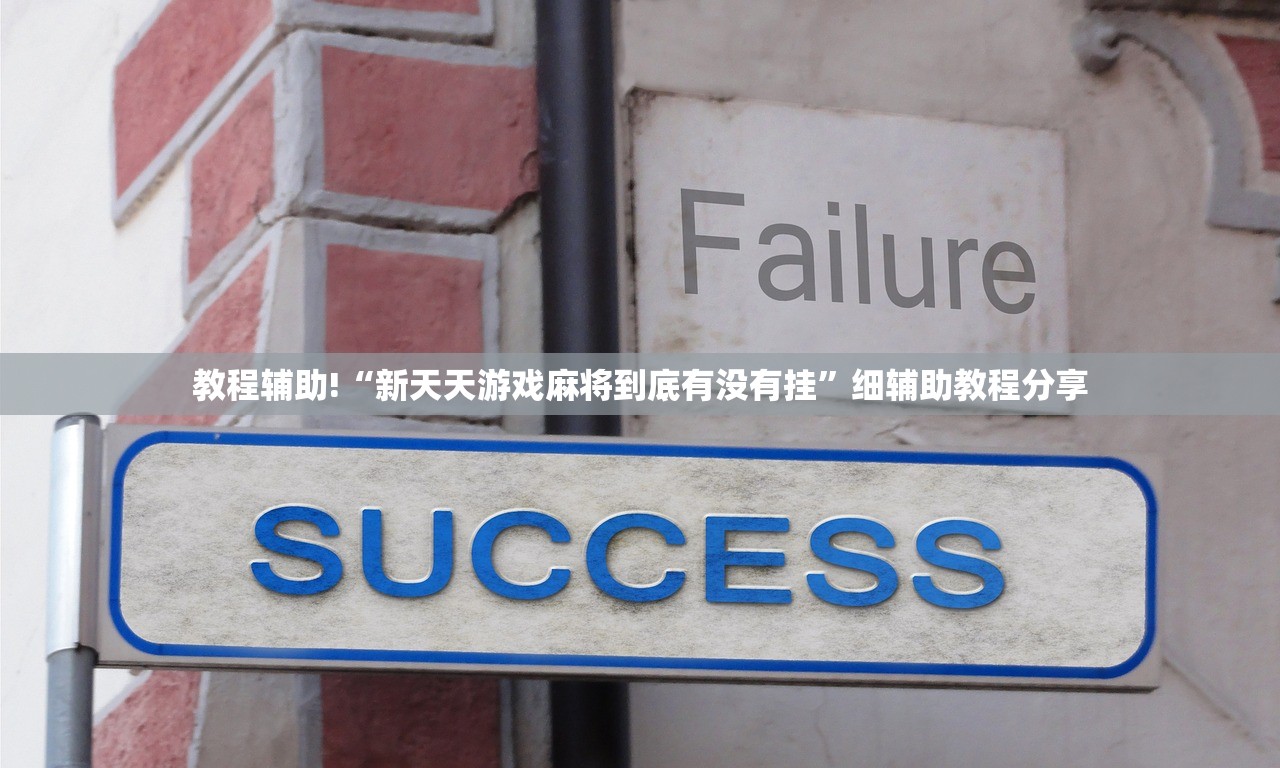 教程辅助!“新天天游戏麻将到底有没有挂”细辅助教程分享